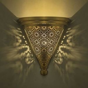 Antique Brass Wall Sconce Light