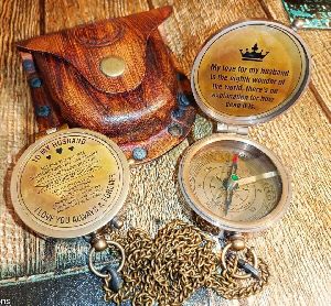 Brass Collectible Compass Gift