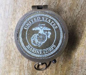 Brass United States Marine Corps Compass