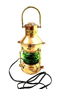 Copper Nautical Electric Lamp