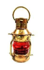 Nautical Anchor Copper Oil Lamp