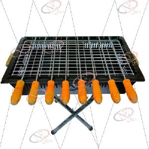 Foldable Charcoal Barbecue Grill