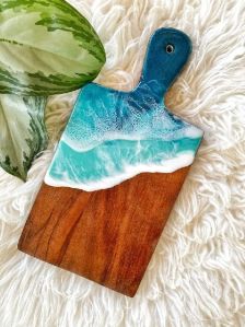 Ocean Design Epoxy Resin Chopping Board