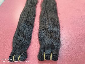 100% Remy Silky Straight Weft Human Hair Strong Weft