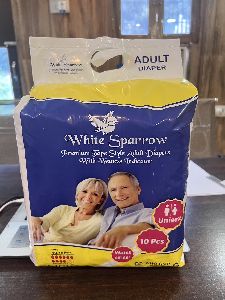 White Sparrow Adult Diapers