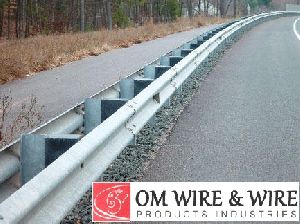 W Beam Crash Barrier