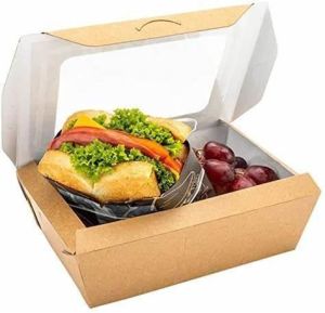 Brown Paper Lunch Box