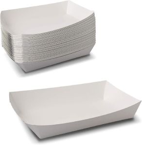 White Paper Food Tray