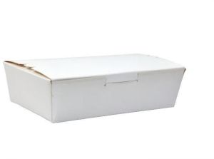 White Paper Lunch Box