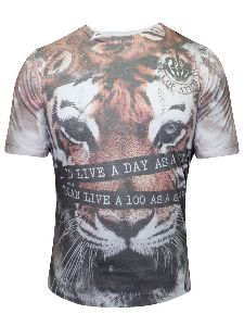 Dry Fit T Shirt 100% Polyester T Shirt Sublimation Blanks Tshirt With Logo Custom Logo Printed T Shi