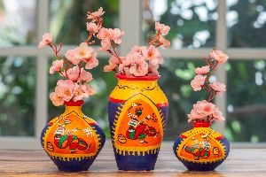 Eco-Friendly Clay Pot Set Gifting and Home Decoration