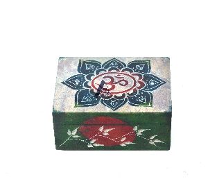 Rectangular Shaped Soapstone Jewellery Boxes