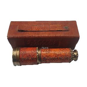 Antique Style Dollond London 1920 Telescope With Scott 1753 Case