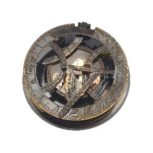 Gilbert & Sons Antique Brass Sundial Compass