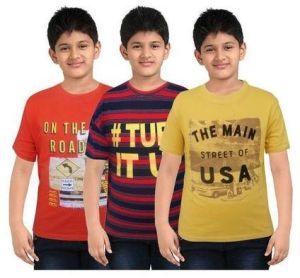 Boys Round Neck T-shirts