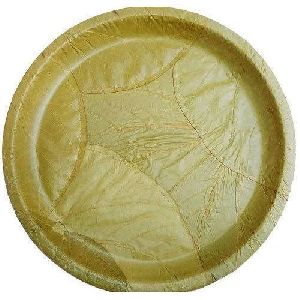 Brown Dried Leaf Plate