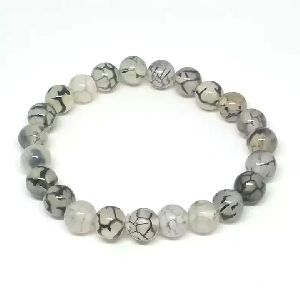 dragon vein agate 6 mm natural crystal healing bracelet