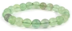 Green Fluorite Bracelet Natural Crystal Healing Bracelet Gemstone Jewellery Beaded Stone Bracelet