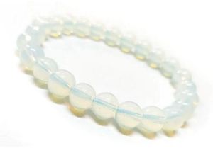 Opalite Bracelet Natural Crystal Healing Bracelet 6 mm Gemstone Jewellery Beaded Stone Bracelet