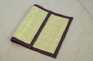 Ribbon Weave Bamboo Dining Table Mat and Runner Set