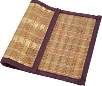 Ribbon Weave Bamboo Dining Table Mat and Runner Set