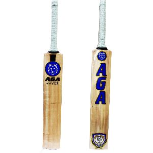 Brand New AGA Kashmir Willow Cricket Bat for Leather Ball Mens Size Short (SH) Handle Multicolour