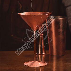 Copper Martini Wine Glass