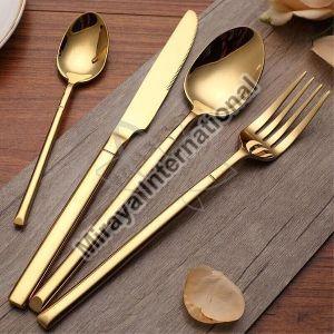 German Brass Cutlery Set