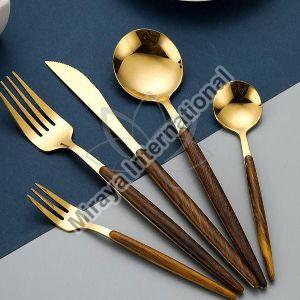 Indian Wood Cutlery Set