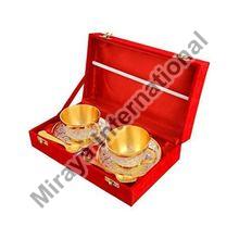 Silver Coated Cup Set