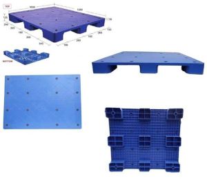 plastic pallets.