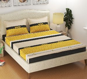flat bedsheet double bed