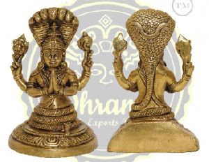 Brass Lord Vishnu Statue