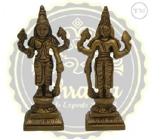 4.25 Inches Brass Lord Vishnu Statue