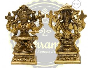 4.5 Inches Brass Lord Hanuman Statue