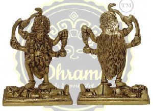 4 Inches Brass Maa Kali Statue