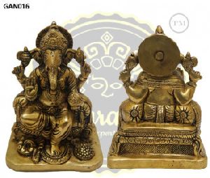 6.25 Inches Lord Ganesha Brass Statue