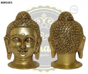 6.5 Inches Brass Lord Buddha Idol