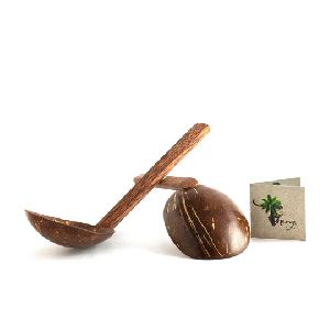 Natural Handmade Coconut Shell Serving Spoon
