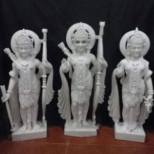 white marble ram darbar statue