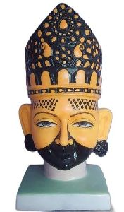 Black Marble Khatu Shyam Baba Statue