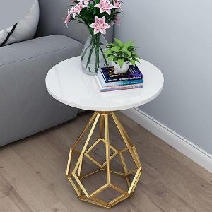 AHD-953 Stainless Steel Base and Marble Top Stool