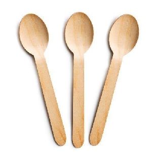 160mm disposable wooden spoon