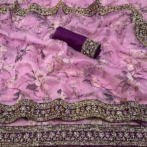 Georgette Silk Sarees