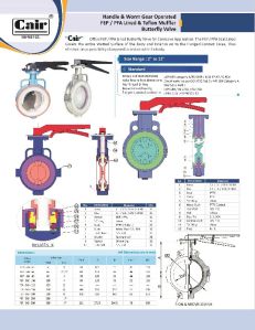 pfa lined valve