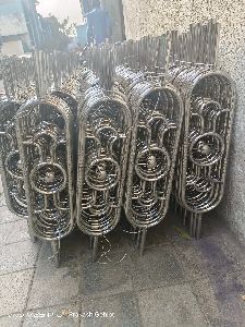 Stainless steel Bombay sentur ring design
