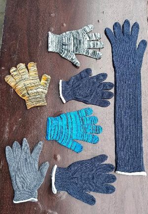 Cotton Knitted Gloves