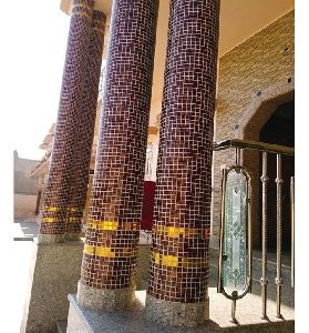 Round Pillar Mosaic Tiles