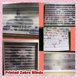 printed Zebra Blinds