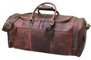 leather duffle bags